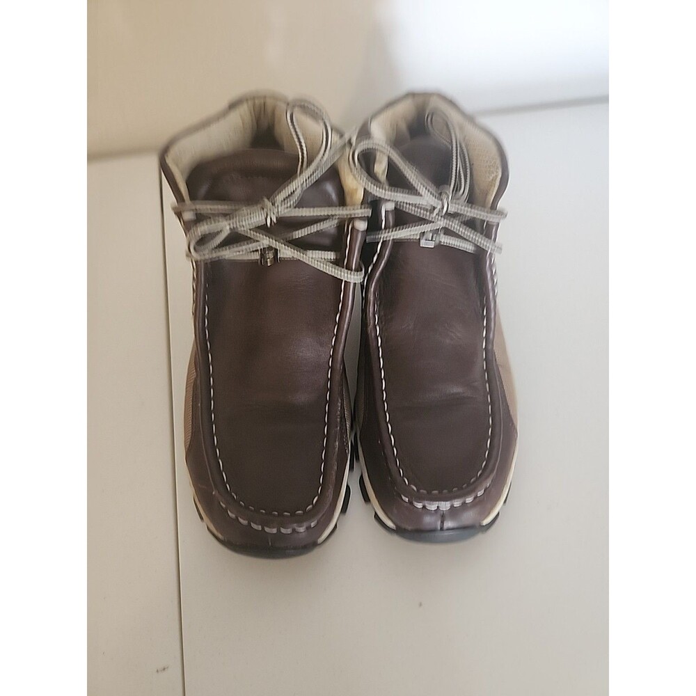 B-Boots By Buffalino Mens Boots Brown Leather Lace Up Chukka Sz 13
